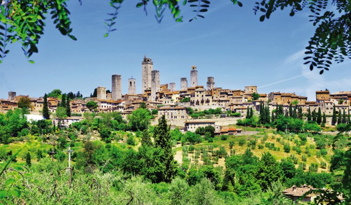 Blick auf San Gimignano © Freesurf-stock.adobe.com