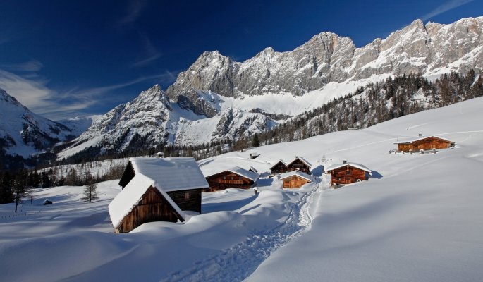 Almenlandschaft Ramsau Dachstein © Schladming-Dachstein/Herbert Raffalt