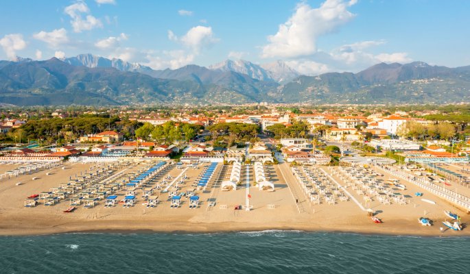 Blick auf Forte dei Marmi © lorenzobovi - stock.adobe.com