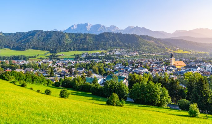 Blick auf Schladming und Dachstein © pyty - stock.adobe.com